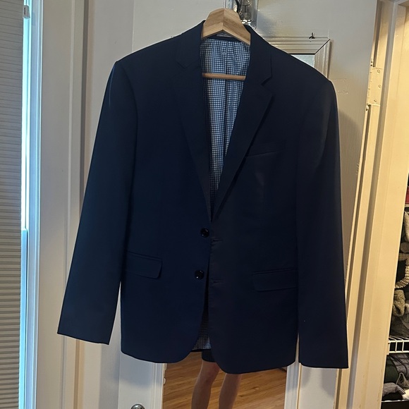 Express Midnight Blue Men's Blazer - Picture 1 of 4